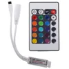DC 12V 24Key RGB Controller IR Remote Controller with mini Receiver for 3528/5050 SMD LED Strip Light Free Shipping