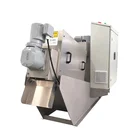 Water filter machine sludge dewatering system for industrial water