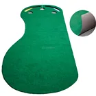 Vendita calda Personalizzato 3'x9 'Foot-forma di Gomma Golf Stuoia Coperta Mini Golf Putting Mat