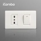 Italy Standard 1 Gang 1Way Wall Socket in Electrical Plugs