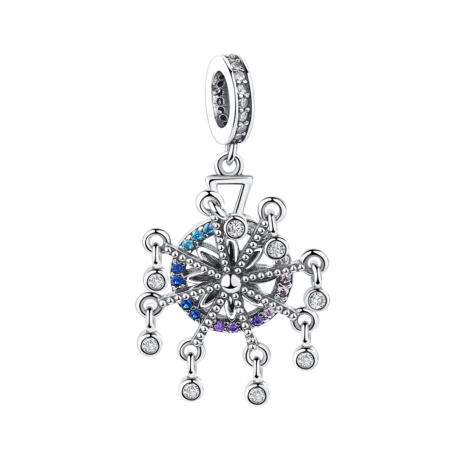 Wholesale Jewelry 925 Sterling Silver Ferris Wheel Bead Colorful Round Zircon Charms fit Women Bracelets Making
Wholesale Jewelry 925 Sterling Silver Ferris Wheel Bead Colorful Round Zircon Charms fit Women Bracelets Making