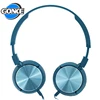 Factory OEM newest over ear audifonos headset headphones wired metal earphones