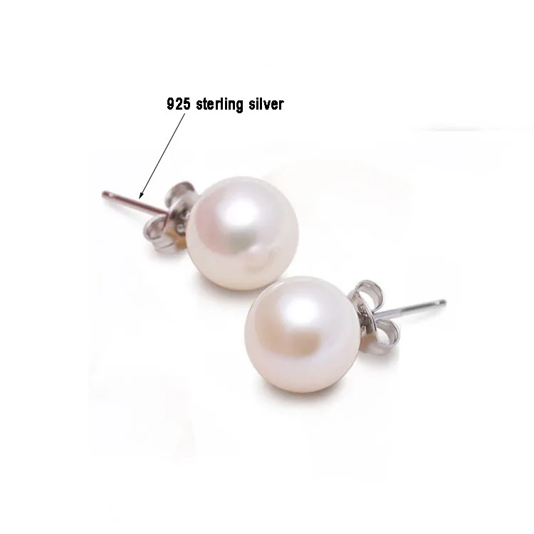 8mm pearl earrings 925 sterling silver stud nature shell pearl earrings for gift
8mm pearl earrings 925 sterling silver stud nature shell pearl earrings for gift