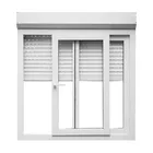 Aluminum Profile Sliding Windows Roller Shutter Exterior Window