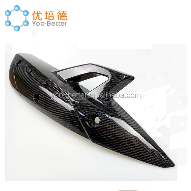 Custom Carbon Fiber motorcycle parts shield