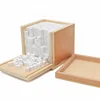 Preschool Training Kids Toys Montessori Wooden Cube Toy Volume Box with 1000 Cubes
