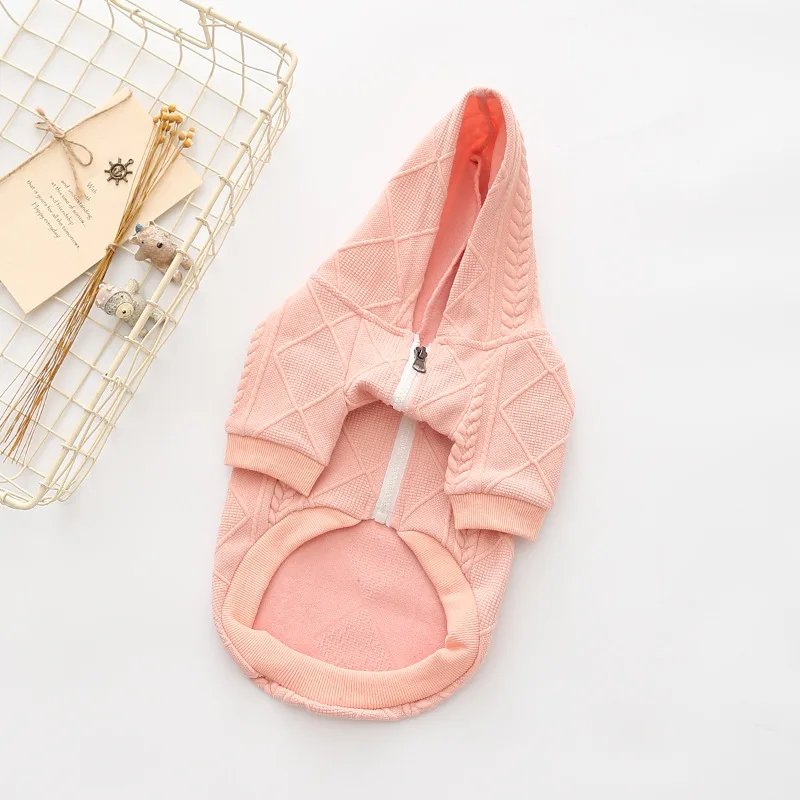 Japan and South Korea best-selling pet clothes autumn and winter knitted hoodie sweater Dog sweater jacket