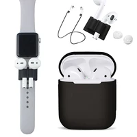 4 pcs/set Silicone Case for Apple AirPod Protective Cover Pouch Case & Anti Lost Strap & Ear Cover Hooks Earphone wings
4 pcs/set Silicone Case for Apple AirPod Protective Cover Pouch Case & Anti Lost Strap & Ear Cover Hooks Earphone wings