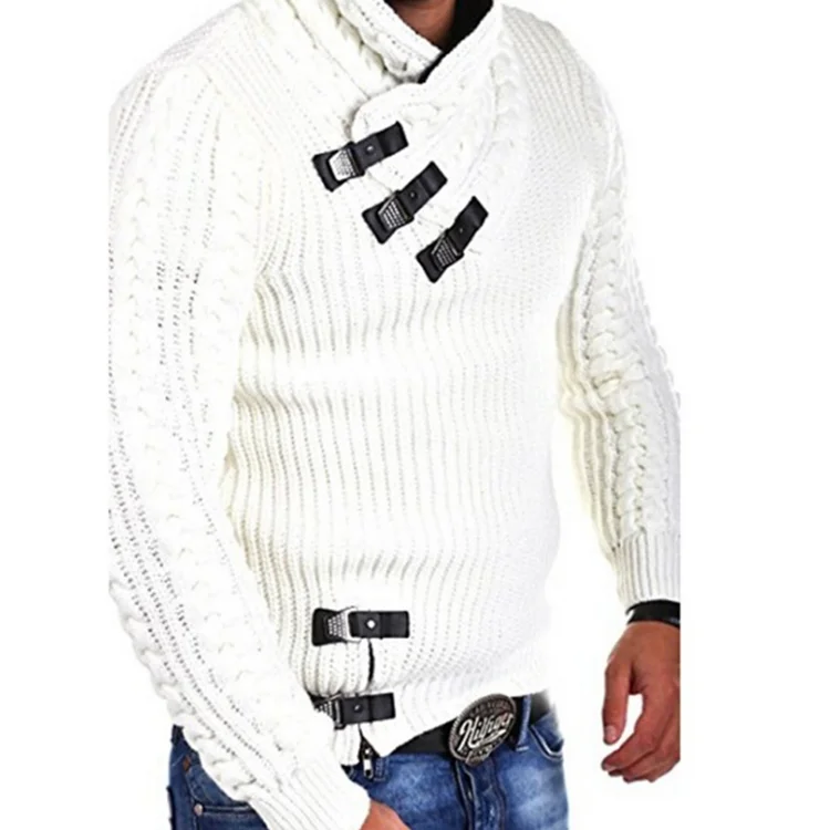 Mens Pullover Turtleneck Long Sleeve Button Up Cable Knit Ribbed Fall Slim Fit Warm Jumper Sweaters, White, grey, black, dark grey
Mens Pullover Turtleneck Long Sleeve Button Up Cable Knit Ribbed Fall Slim Fit Warm Jumper Sweaters, White, grey, black, dark grey