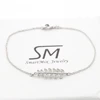 Bulk Custom Sterling Silver Bracelet Fashion Fine Jewelry Bangle Bracelet