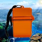Logo printed waterproof plastic floating swim beach safe box , Watertight sport case with lanyard