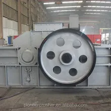 2015 Hot sale and high capacity hydraulic double roller crusher