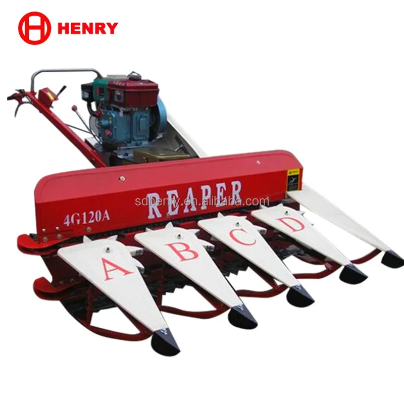 reaper machine for rice and soybean cropper