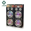 Dual 10 inch super bass stage dj speaker with light/USB/SD