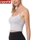 women sexy Fitness wear fitted Clothing thin strap tank top Gym wear
