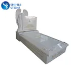 White Color Polished Surface Marble Headstones Prices