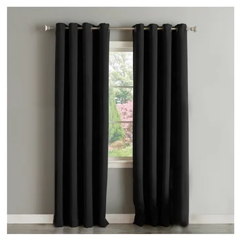 Oem Amazon 100 Microfiber Polyester Blackout Curtain With