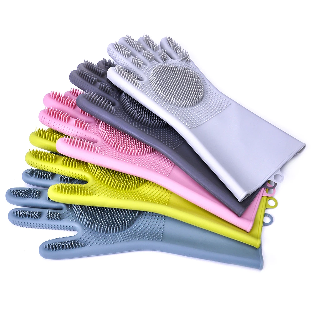 Medical rubber bbq kitchen heat resistant cooking dish washing brush silicone gloves, Any color can be customized
Medical rubber bbq kitchen heat resistant cooking dish washing brush silicone gloves, Any color can be customized