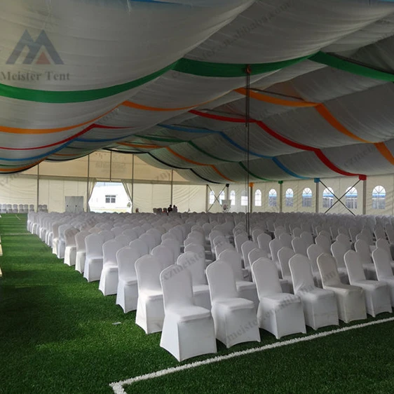 Long-lasting outdoor church tent with large capacity