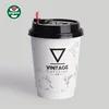 Hot sale disposable oem paper cup 8oz for cold drink
