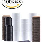 Single Wall Paper Disposable Coffee Cups Amazon Ebay Aliexpress Eco Friendly Paper Coffee Cups 12oz Disposable Coffee Cups