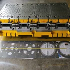 Large stamping progressive tool for stator sheet metal fabrication