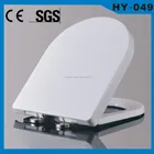 HY-049 bathroom accessories set plastic soft close toilet hinges cera toilet seat