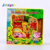 Jinayon Custom Design Animal Shape Children Educational EVA Book Kids 3D story Learning Book