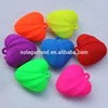 Wholesale 14*30*30MM Rubber Neon Color Acrylic Bead Charm Heart Shaped