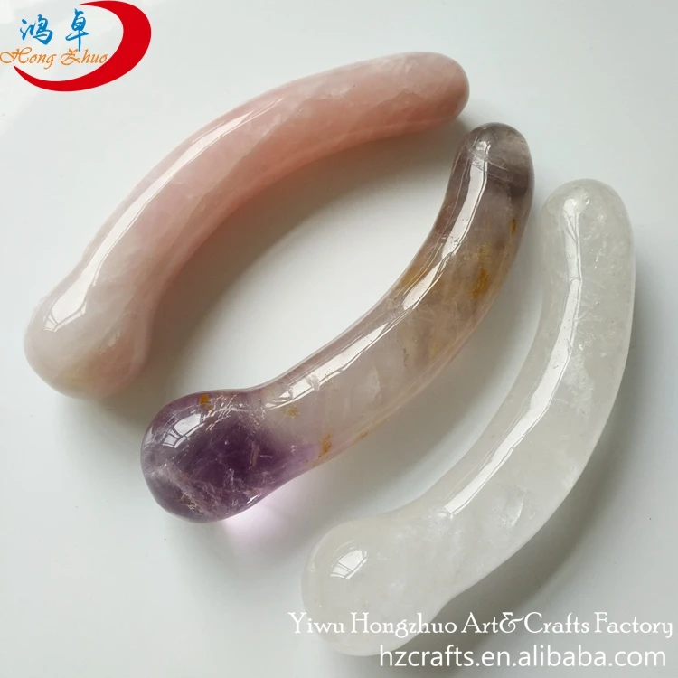 Double Crystal Wand Deluxe Pelvic Floor Massage Tool Crystal