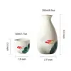 White Ceramic Sake Serving and 4 Cups - Traditional Japanese sake set