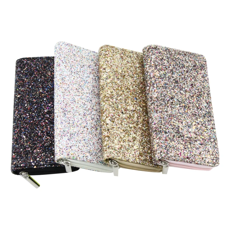 New fashion laser long clutch wallets women sequins pu leather handheld clutch wallet, As picture
New fashion laser long clutch wallets women sequins pu leather handheld clutch wallet, As picture