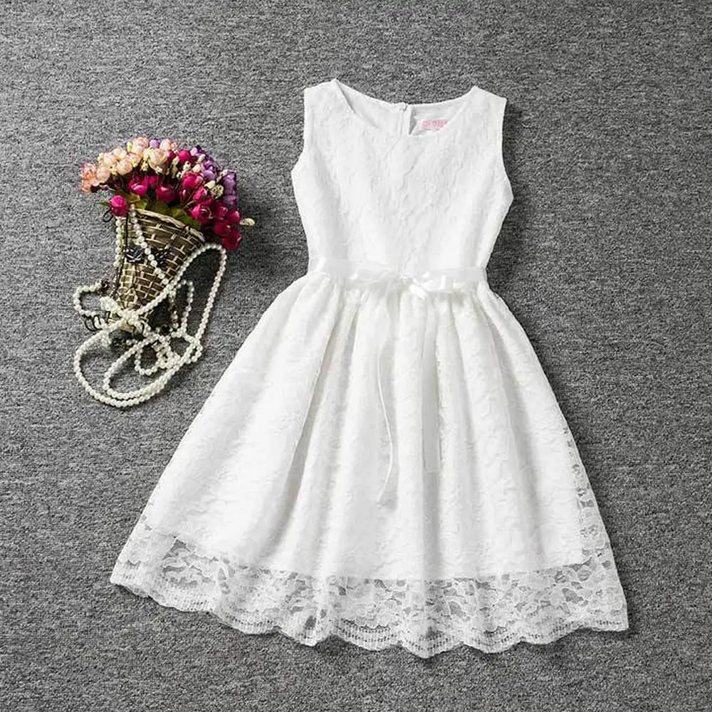 Children's Clothing Girls' Dresses Girls White Lace Frocks with Ribbon, White;beige
Children's Clothing Girls' Dresses Girls White Lace Frocks with Ribbon, White;beige