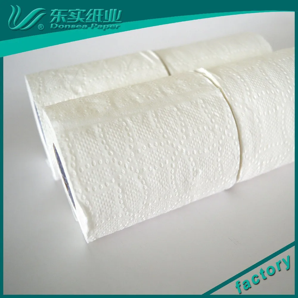 2 Ply Flower Embossed Individually Wrapped Container Of Toilet Paper