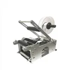 PET bottle label printing machine/manual labeling machine/label applicator with automatical sensor