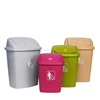 Advertising Standing Plastic Trash Recycle Bin with Swing Lid