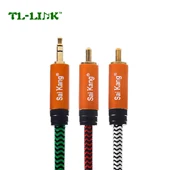 New Product 3.5mm to 2 RCA Jack male to male Audio Extention Cable 2 to 1 rca audio cable - ANKUX.COM