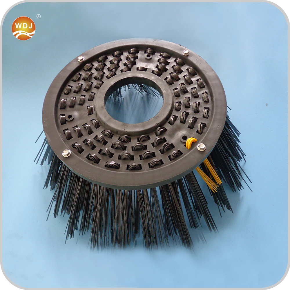 Used street sweeper brushes for sale steel wire brush for cleaning  cleaning Equipment parts