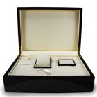 Watch Portable Luxury Black Wooden Wrist Watch Accept Customized Packaging Display Box Case