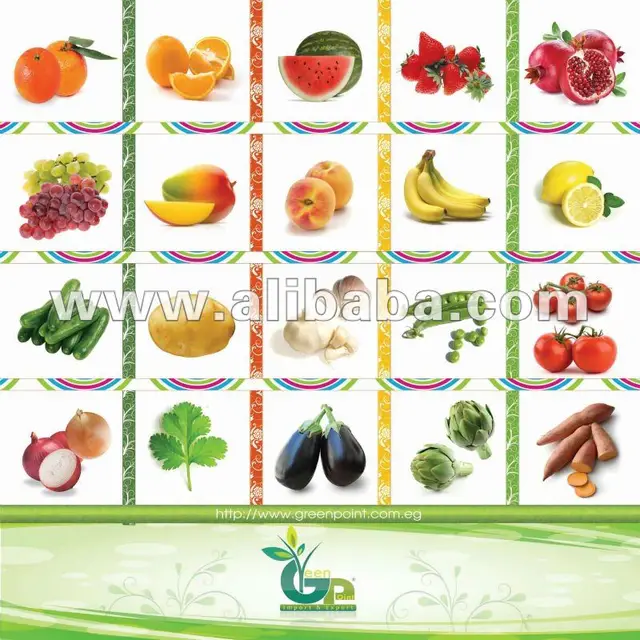 fresh fruits and vegetables