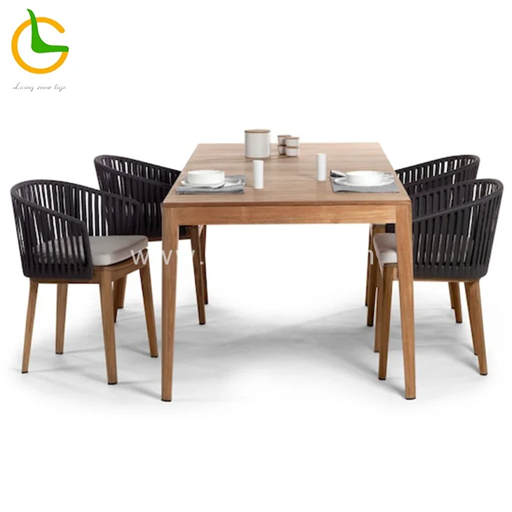 Venta al por mayor mesas y sillas de madera para jardin-Compre online