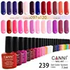 #30917J CANNI OEM Our Gel Creat Your Brand 240 Colors Soak Off UV /LED Lamp Gel Nail Polishes Lacquer Venalisa Gel Polish