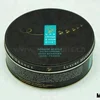 cake use round metal packaging tin can inside golden lacquer