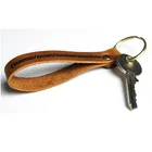 Car Leather Keychain Cheap Custom Metal Keyrings Personalized Keychains Leather Accessory