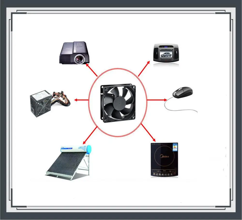 Brushless Cooling Fan, 45mm, 4510, 5V, 12V - detail 4