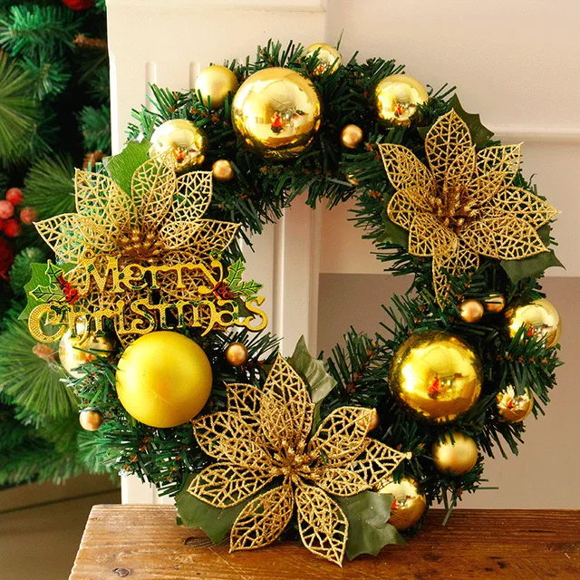 tinsel christmas wreath