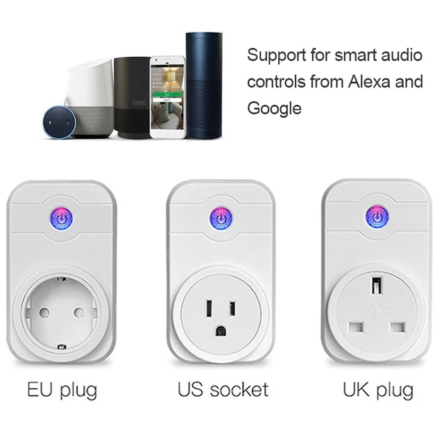 Prise Wifi 10A compatible Google Home /  Alexa