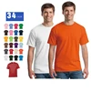 100% Cotton 180gsm men oem logo custom design wholesale blank plain t shirt