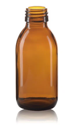 amber glass bottle