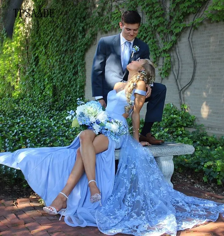 Romantic Blue A Line Offer Shoulder Split Detachable Skirt Front Prom Dress YF049, Blue as picture
Romantic Blue A Line Offer Shoulder Split Detachable Skirt Front Prom Dress YF049, Blue as picture